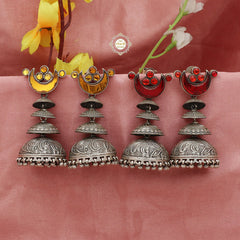 Afghan Chaand Layered Jhumki