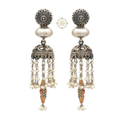 Jashn Matka Chandelier Waterfall Jhumka