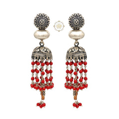 Jashn Matka Chandelier Waterfall Jhumka