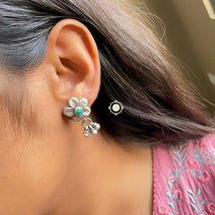 Dilkash Floral Ghungroo Earring