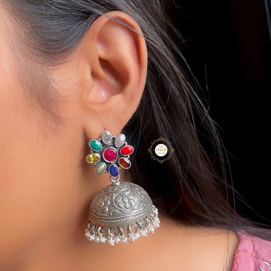 Navratna Dreamy Jhumka