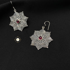 Ripple Mandala Earring