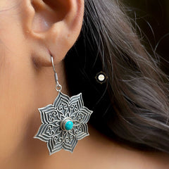 Ripple Mandala Earring