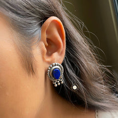 Lapis Lazuli Rawa Studs