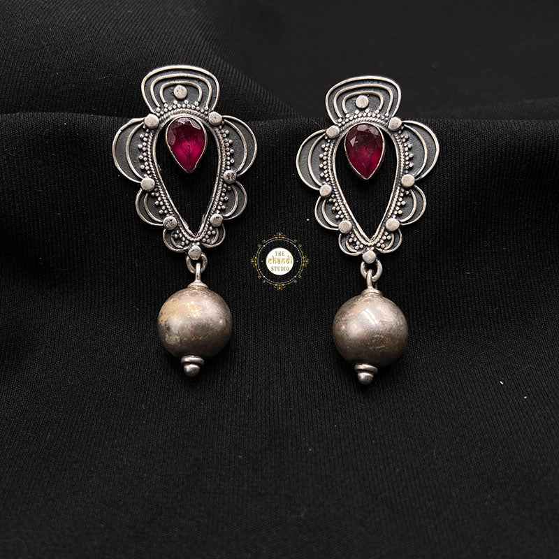 Nazaakat Stone Ball Drop Earring