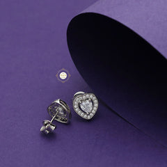 Sparkling Treasure Heart Earring