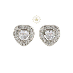 Sparkling Treasure Heart Earring