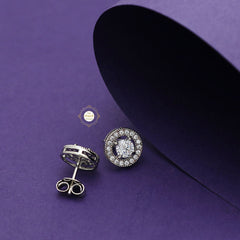 Sparkling Treasure Round Earring