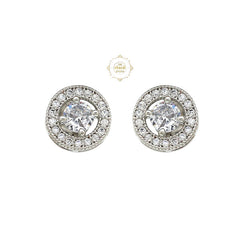 Sparkling Treasure Round Earring