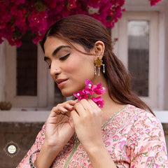 Afghan Glass Earring