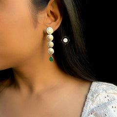 Circle Of Light Tilak Drop Earring