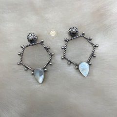 Flower Pentagon Earring