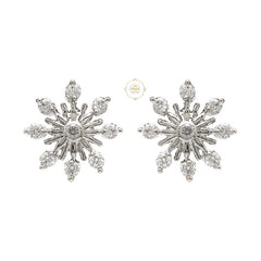 Sparkling Floral Delight Earring