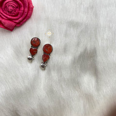 Natural Stone Double Trouble Earring