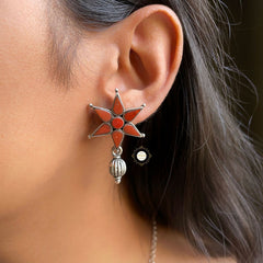 Natural Stone Sitaara Earring