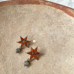 Natural Stone Sitaara Earring