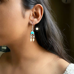 Natural Stone Dome Earring