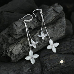 Sparkling Silver Blissful Blooms Earrings