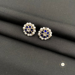 Kundan Floral Studs