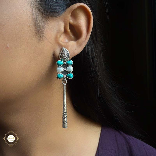 Sterling Silver Moonlit Dangle Earrings