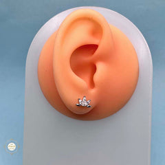 Shop Silver Lotus Spark Stud Online