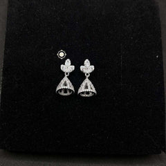 Sterling Silver Sparkling Celeste Jhumki