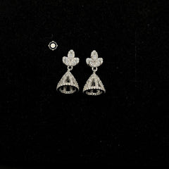 Sterling Silver Sparkling Celeste Jhumki