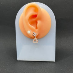 Sterling Silver Sparkling Celeste Jhumki