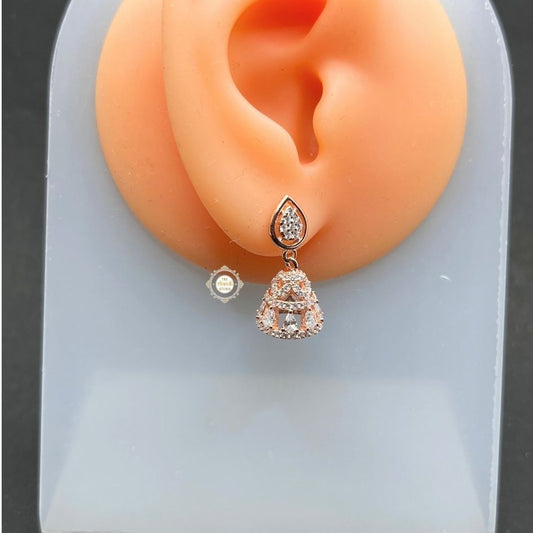 Sterling Silver Sparkling Celeste Jhumki