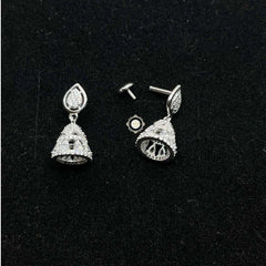 Sterling Silver Sparkling Celeste Jhumki