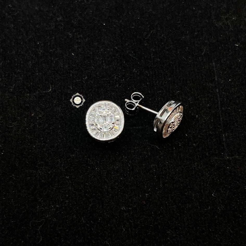 Sterling Silver Sparkling Classy Everyday Stud