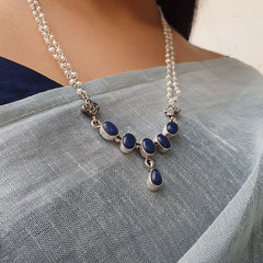 Halka Phulka Lapis Necklace