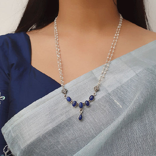 Halka Phulka Lapis Necklace