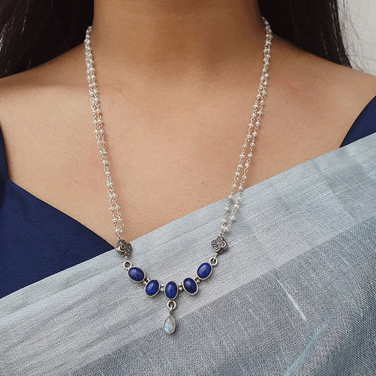 Halka Phulka Lapis Necklace