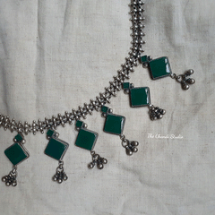 Original Green Onyx Statement Necklace