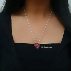 Rustic Romance, Ruby Necklace