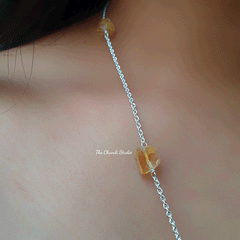 Rustic Romance, Citrine Necklace