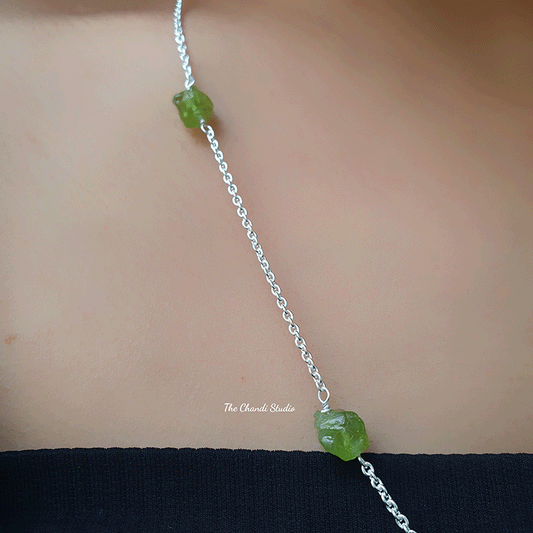 Rustic Romance, Prehnite Necklace