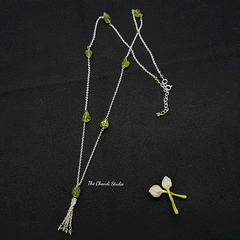 Rustic Romance, Prehnite Necklace