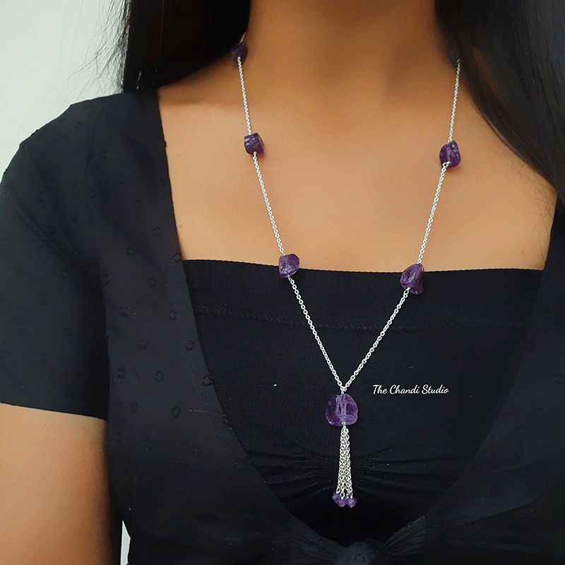 Rustic Romance, Amethyst Necklace