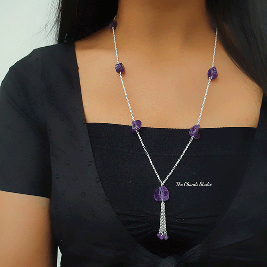 Rustic Romance, Amethyst Necklace