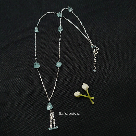 Rustic Romance, Aquamarine Necklace