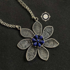 Bloom Filigree Stone Necklace