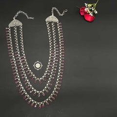 Maharani Ruby Layered Necklace