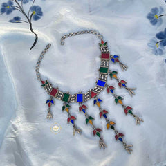 Afghan Glass Jharna Necklace