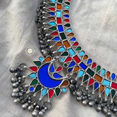 Afghan Maharani Glass Necklace