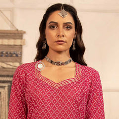 Sterling Silver Soulful Sheesha Rajwada Choker