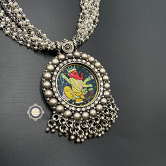 Ruhaniyat Hand Painted Lord Ganesha Necklace