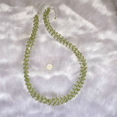 Rustic Romance Peridot Necklace (Semi-Precious Stones)