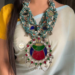 Jashn-E-Bahara Vintage Maharani Afghan Necklace